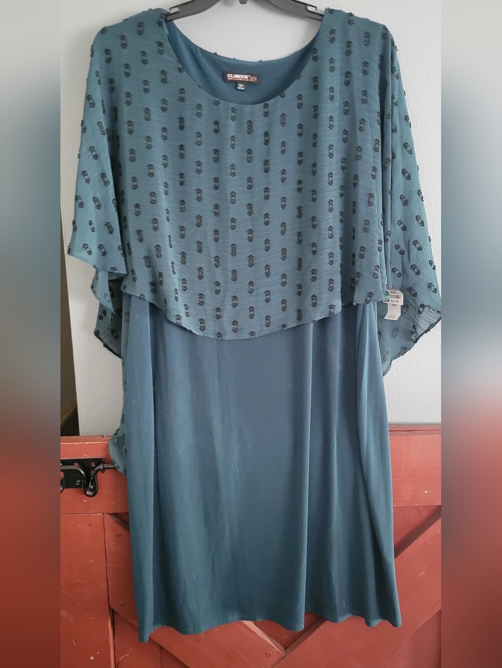 Glamour Nights - Teal Layered Women's Dress